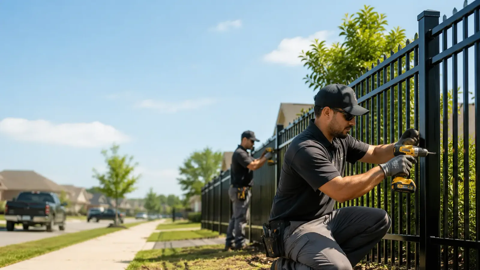 Metal Fence Installation in Burneyville, OK